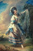 Thomas Gainsborough Portrait of Giovanna Baccelli France oil painting artist